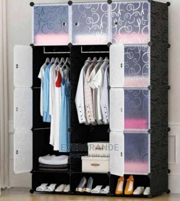 3 Column Plastic Ward Robe - main view