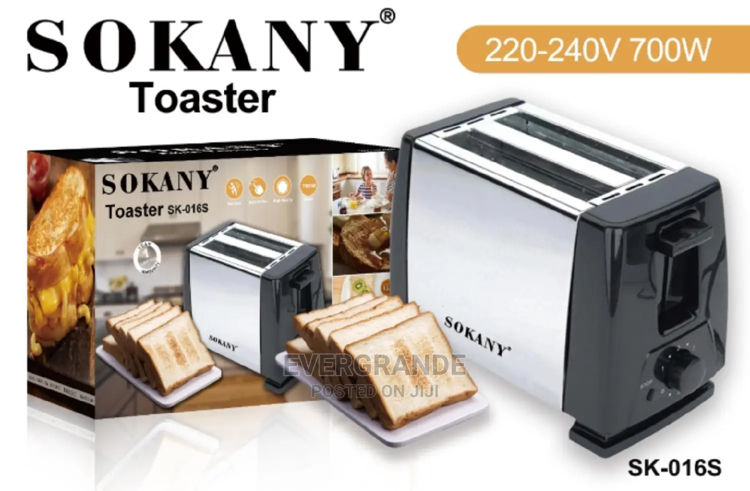 700watts Toaster