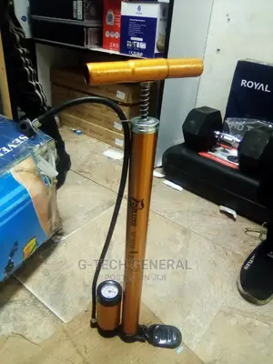Bicycle Pump With Pressure Gauge