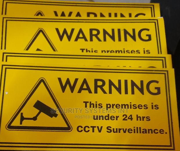 CCTV Warning Signs