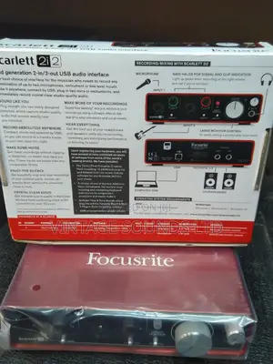 Soundcard Audio Interface Focus Rite Scarlett 2i2