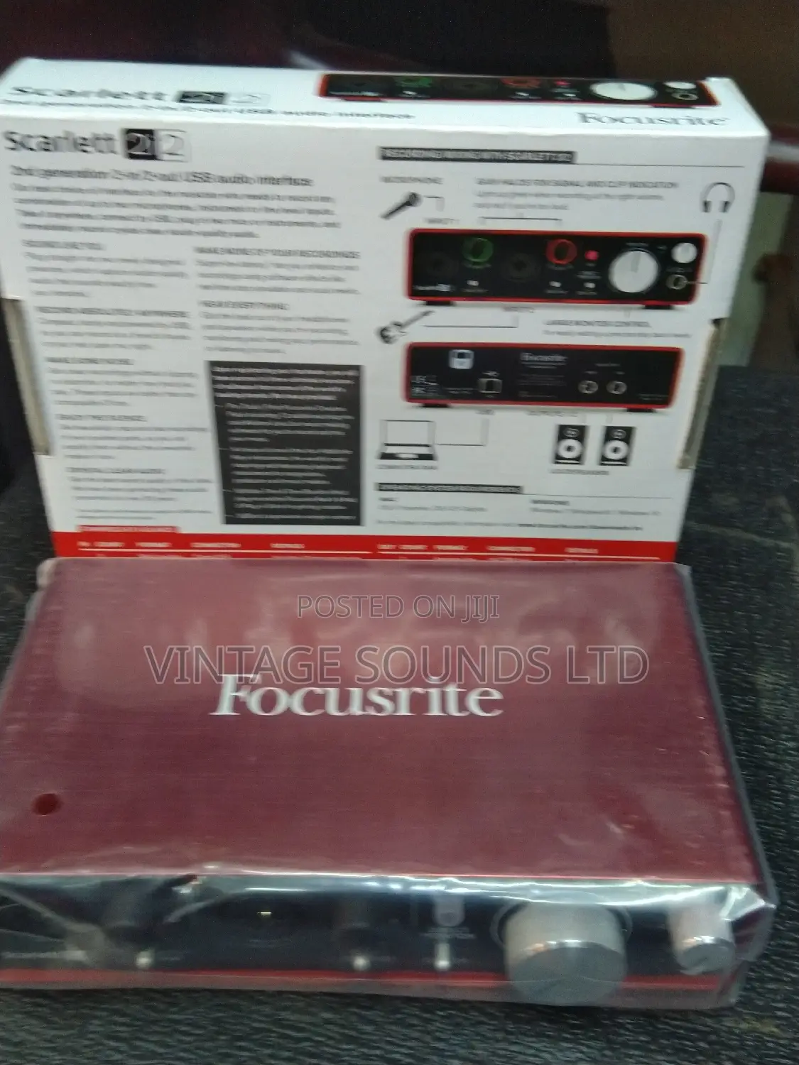 Soundcard Audio Interface Focus Rite Scarlett 2i2