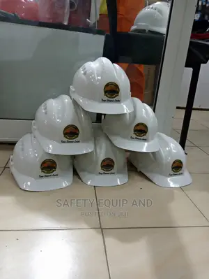 White Hard-Strong-Heavy Quality Helmets