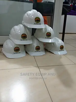 White Hard-Strong-Heavy Quality Helmets