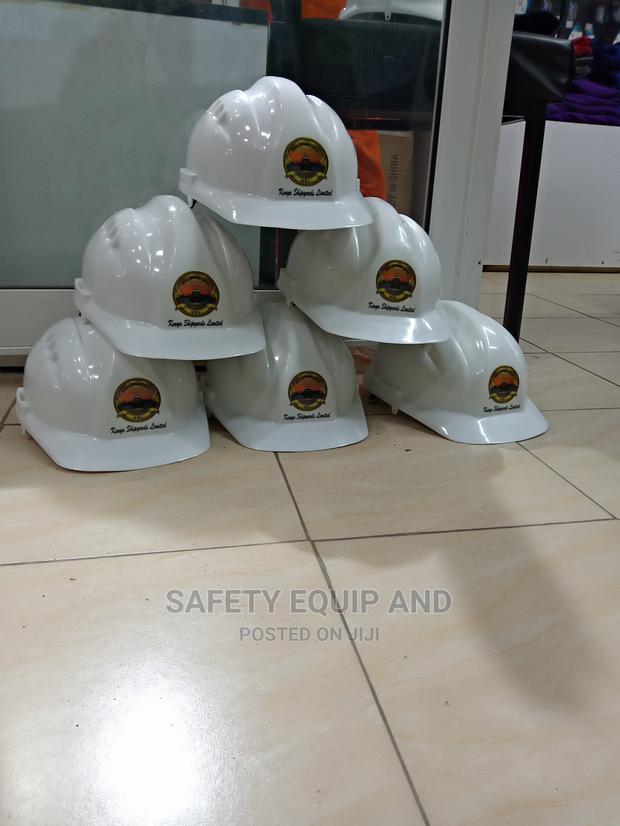 White Hard-Strong-Heavy Quality Helmets - thumbnail 2