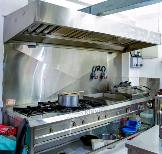 Stainless Steel Combined Cooker With Extractor