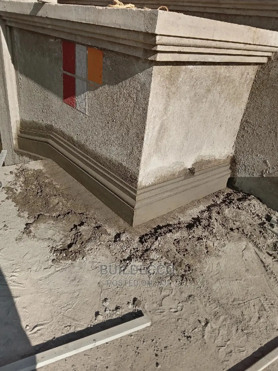 Buildecco Cement Molding Finishing.