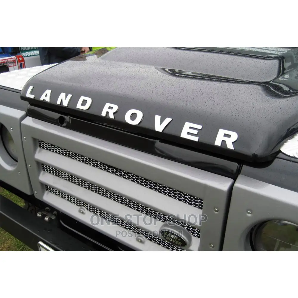 Hood Land Rover Bonnet Letters