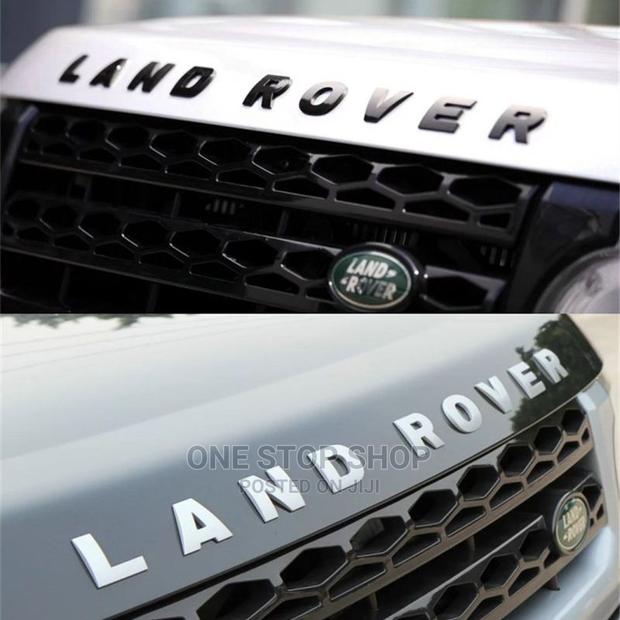 Land Rover 3d Bonnet Letters - main view