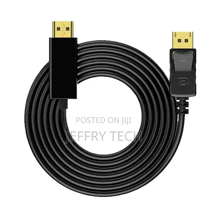 1.8m Display Port to HDMI Cable Cord DP to HDMI Cable Adapte