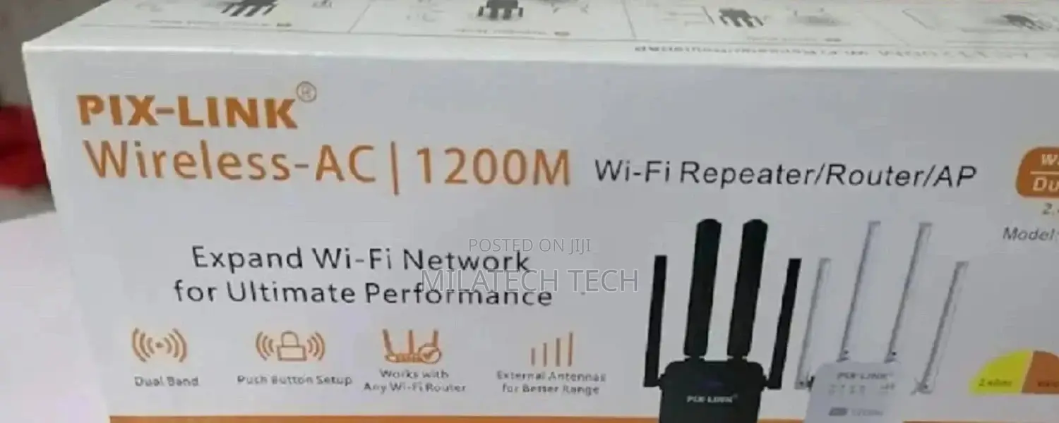 Pix Link Wireless 1200m Wifi Repeater Ap 2.4ghz 5g New