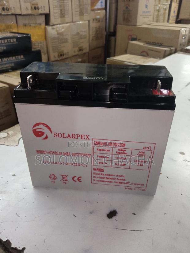 Solarpex 18ah 12v Battery - thumbnail 2