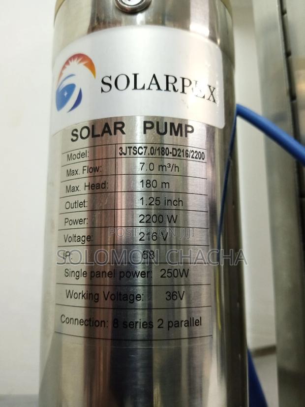 Solarpex Submersible Solar Pump Head 180m - thumbnail 2