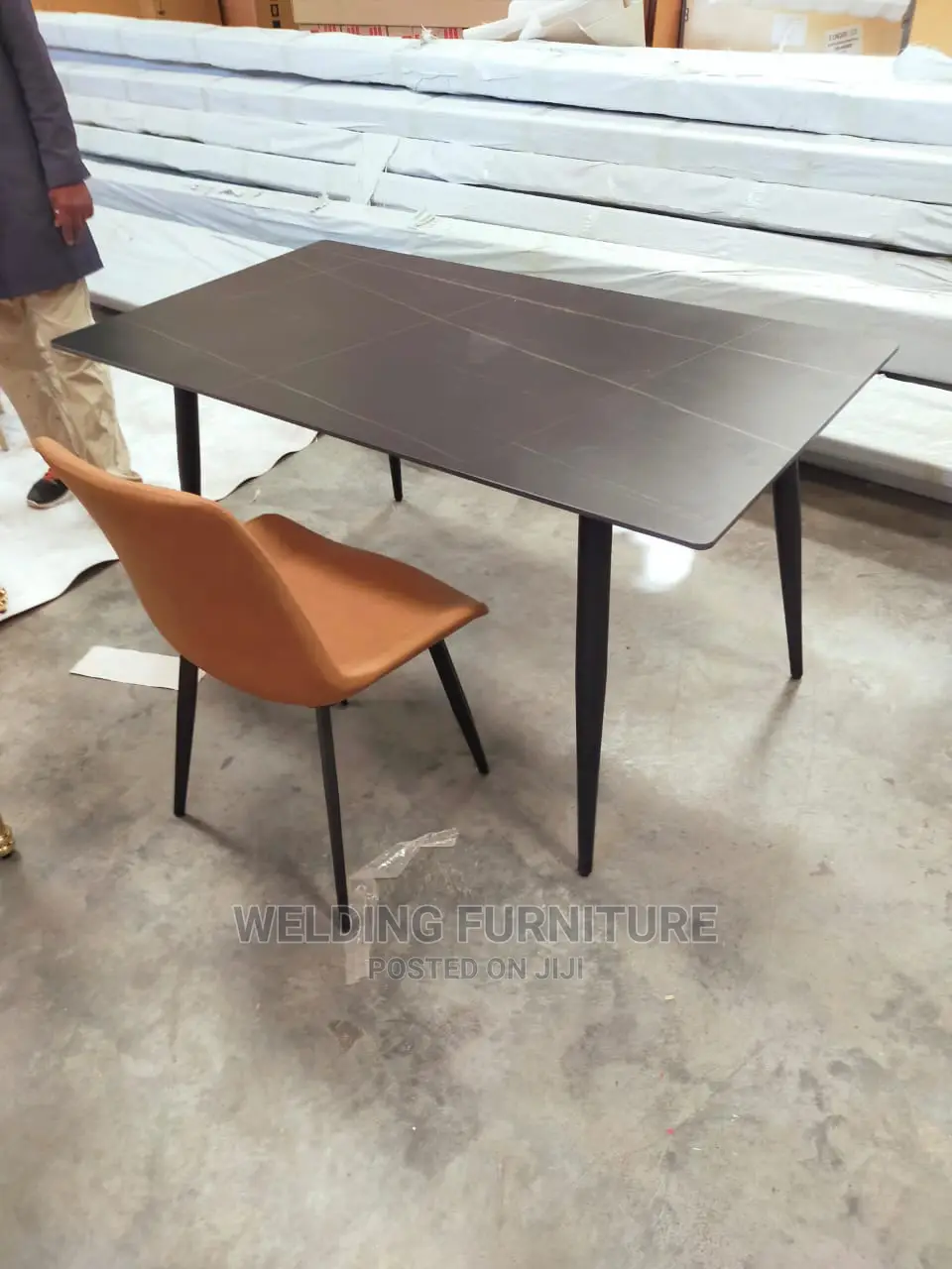 New Marble Table and 4 Chairs