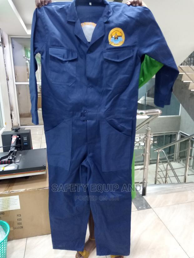 Strong Twill Safety Overalls - main view