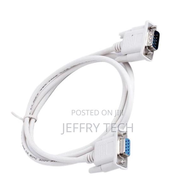 1.5M Male to Female Serial DB9 9-Pin Extension Cable RS232-