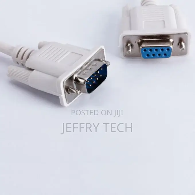 1.5M Male to Female Serial DB9 9-Pin Extension Cable RS232-