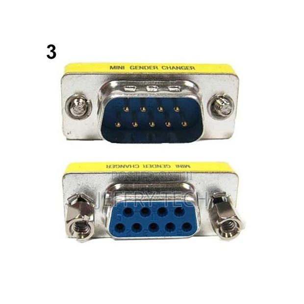 DB9 Mini Gender Changer Coupler Female to Female/Male To-