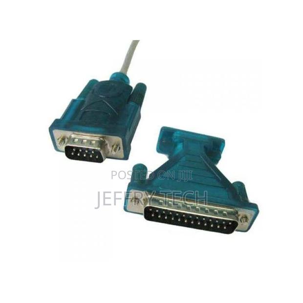 USB to RS232 Adapter + Male DB9 Male Converter Cable PC Win