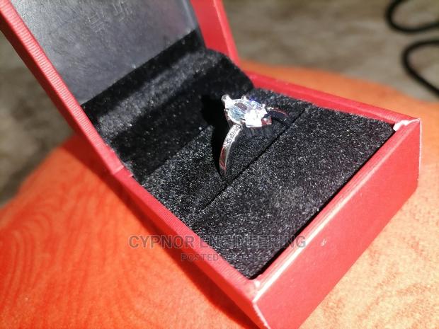 Beautiful Engagement Silver Ring - thumbnail 2
