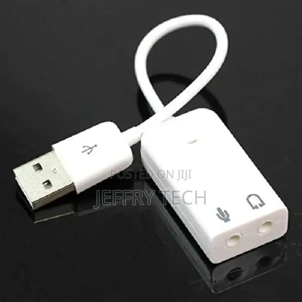 20 Cm 7.1 Channel USB 2.0 External Sound Card W/3.5mm Headph