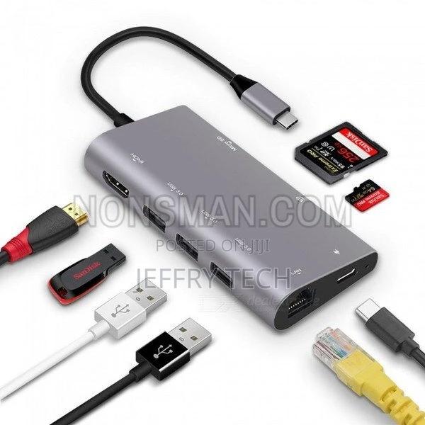 8 in 1 USB Type C Hub - main view