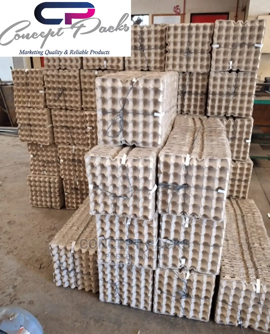 100pcs Paper Egg Trays.