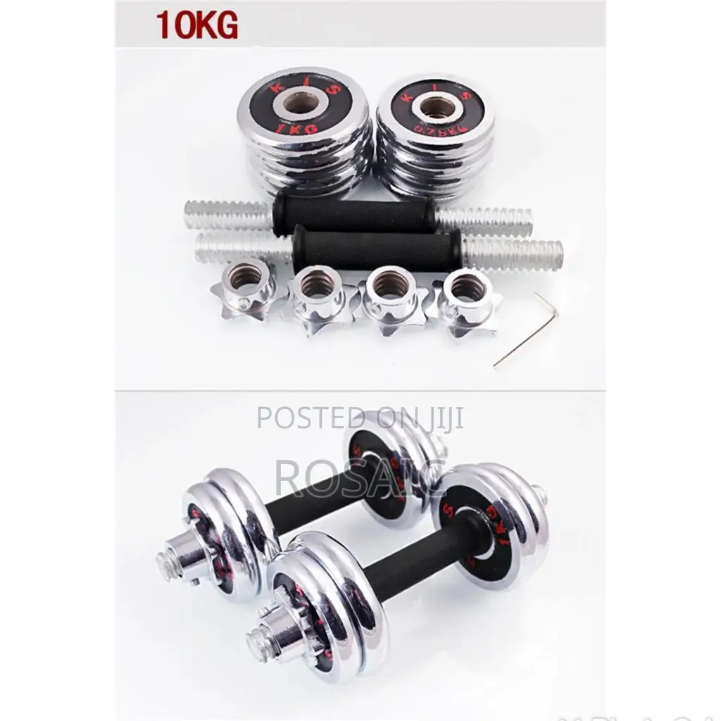 10 KGS Chrome Dumbbells
