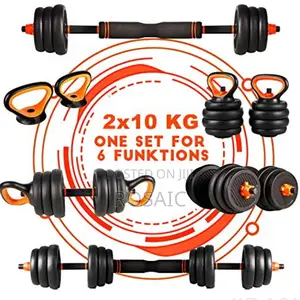 20 KGS Dumbbells With Kettle Bell 6 in 1