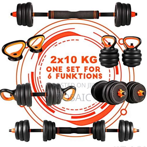 20 KGS Dumbbells With Kettle Bell 6 in 1