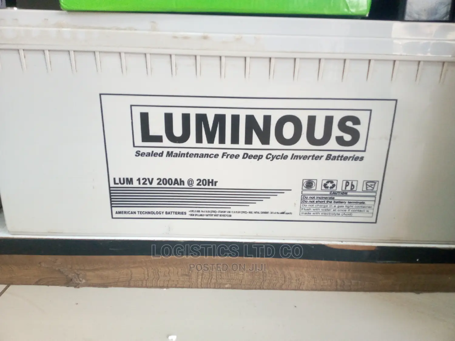 Original Luminous Battery 12v - 200ah Solar Battery
