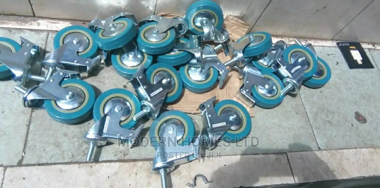 4 Inch Screwed Caster Wheel With Brakes