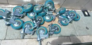 4 Inch Screwed Caster Wheel With Brakes