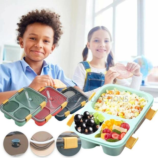 3 GRID LUNCH BOX for Kids and Adults Leakproof Bento Box
