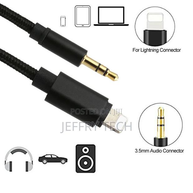 Lightning to 3.5mm Audio Cable Male AUX Stereo Wire Adapter - main view