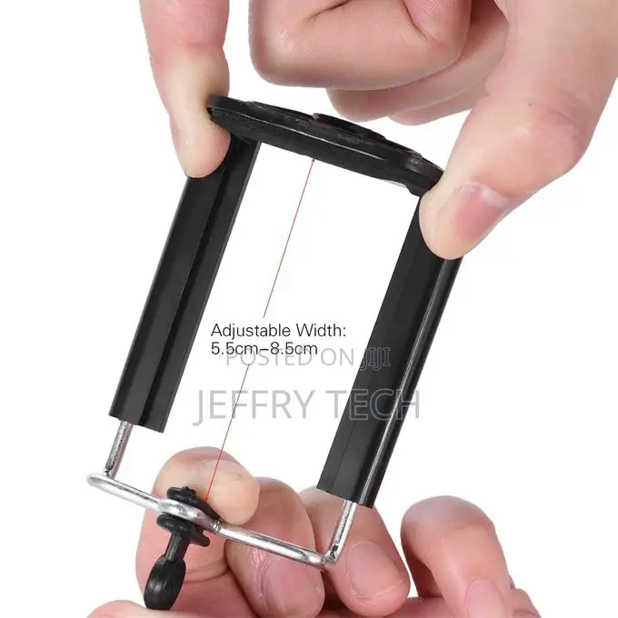 Adjustable Phone Holder Clip + Mini Ball Head With 1/4 Inch