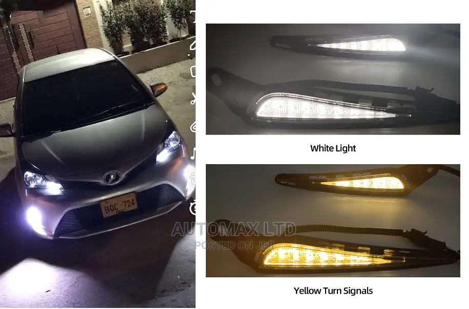 Yr2016+ Toyota Vitz/Yaris: LED DRL With Indicators