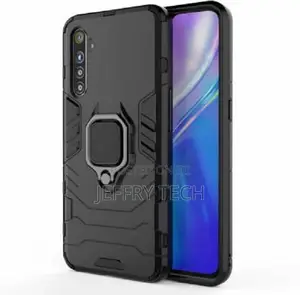 CASE Back Cover for Realme XT, Realme X2 (Black, Rugged Arm