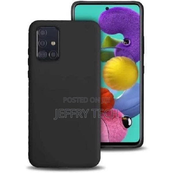 Back Case Silicone for Samsung Galaxy A51 - Black