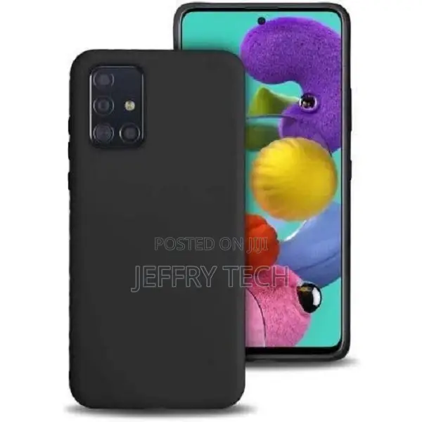 Back Case Silicone for Samsung Galaxy A51 - Black