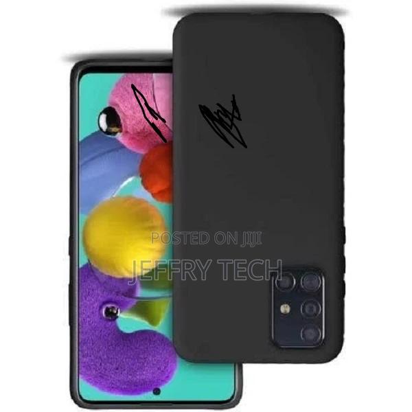 Back Case Silicone for Samsung Galaxy A51 - Black - thumbnail 2