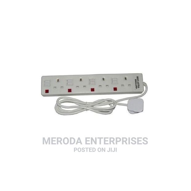 4-Way Socket Extension Cable - White - main view