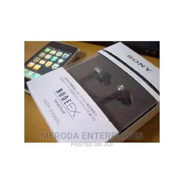 Sony MDR -EX85SL Nudeex Earphones Black. - main view