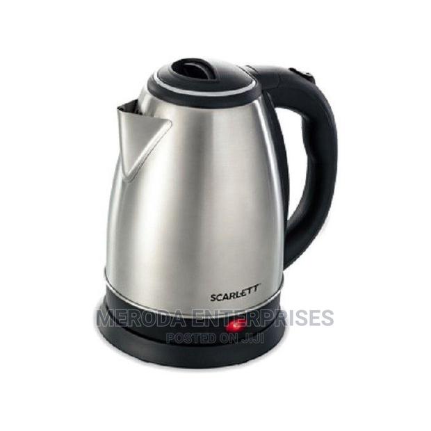 Scarlett Electric Kettle (Cordless) - 2litres - Silver