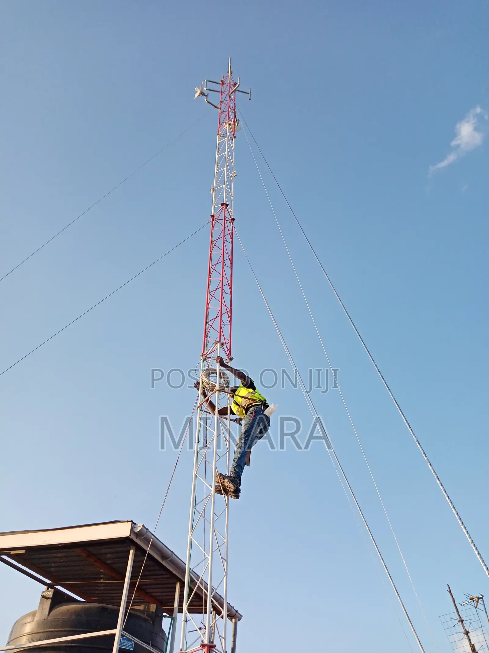 Mast Installation , Guy Masts and Telecom Towers Services