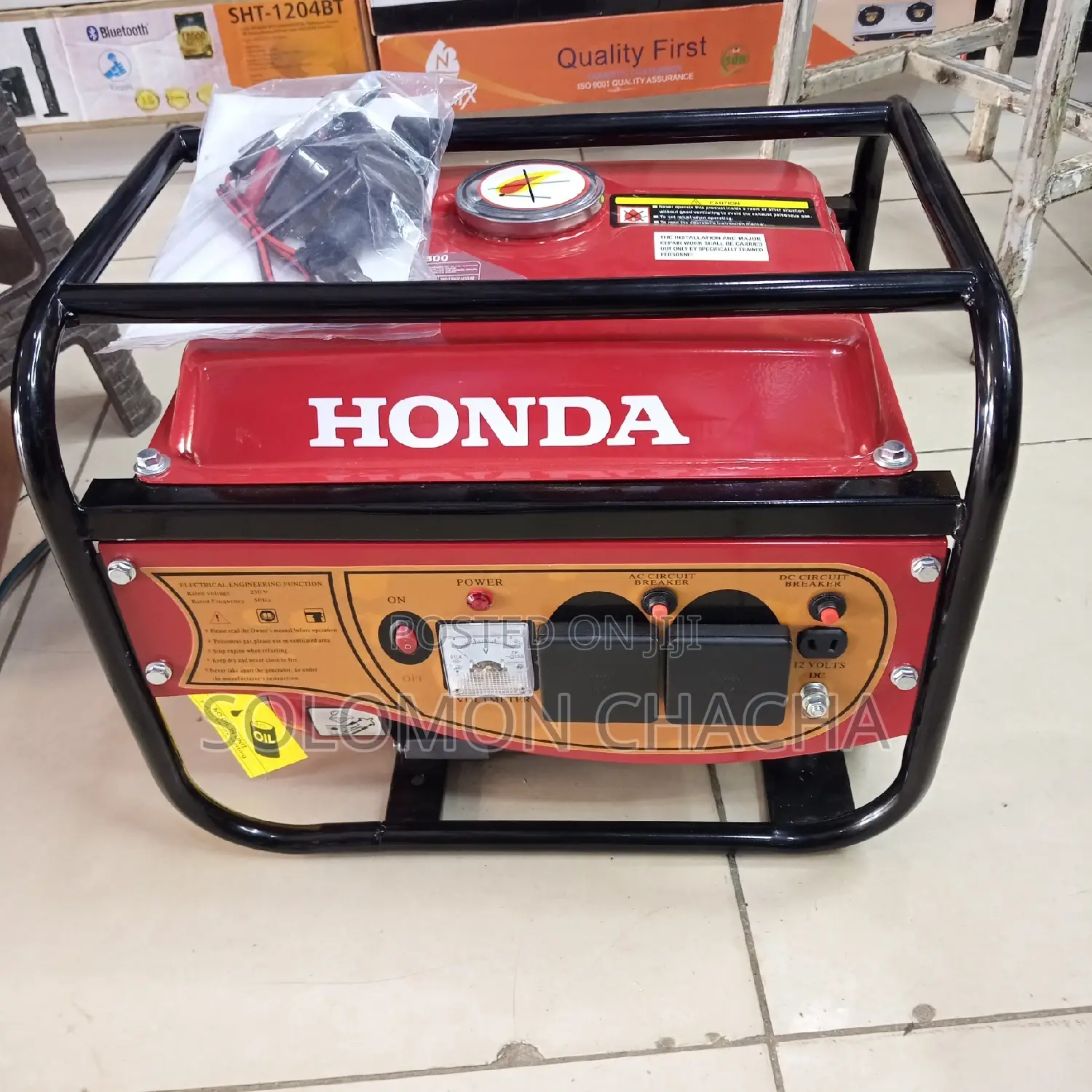 Honda Gasoline 3kva Generator Double Socket Japan