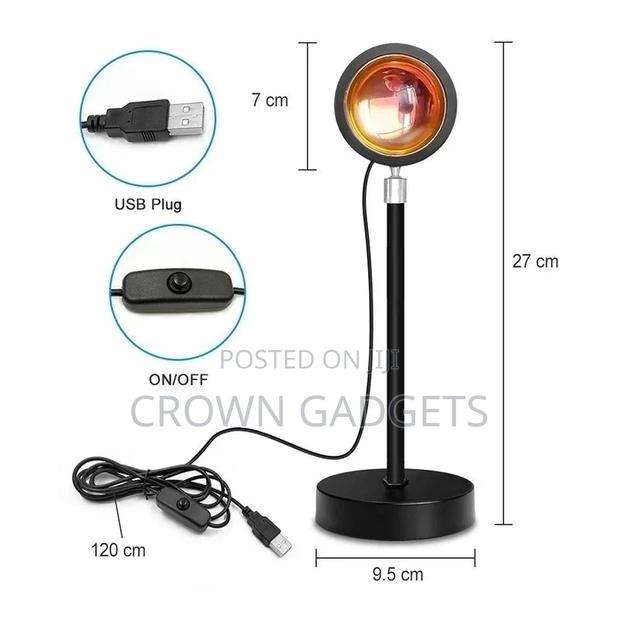 Romantic Visual Experience Sunset Projection Lamp - main view