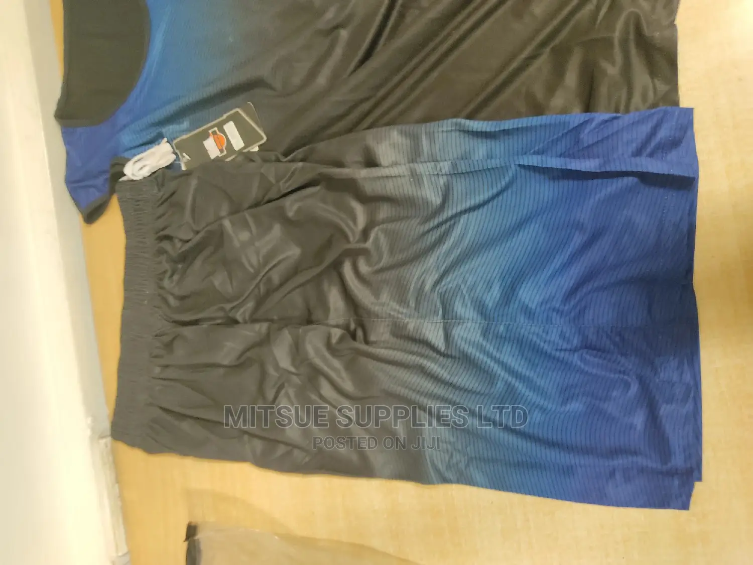 A Set of Dozen (12) Basketball Uniform Imported Blue Black