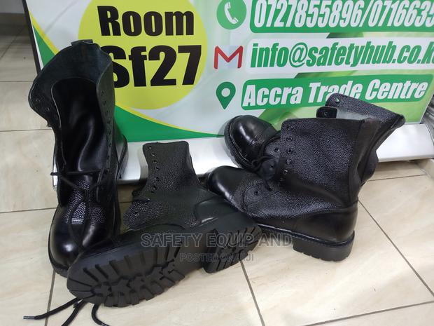 Safety Security Boots Made of Leather - main view