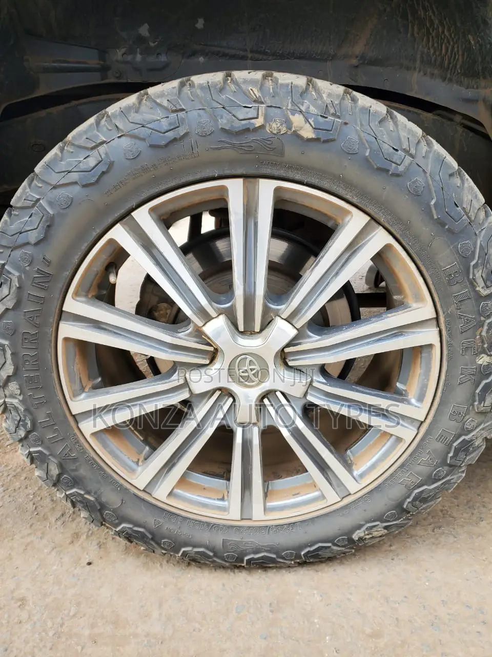 Toyota V8 Sport Rim Size 20